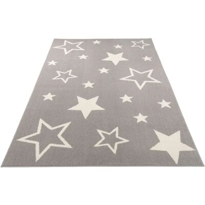 OCI KIDDY STAR Grauer Rechteckiger Teppich - Teppich OCI KIDDY STAR Grauer Rechteckiger Teppich - Teppich