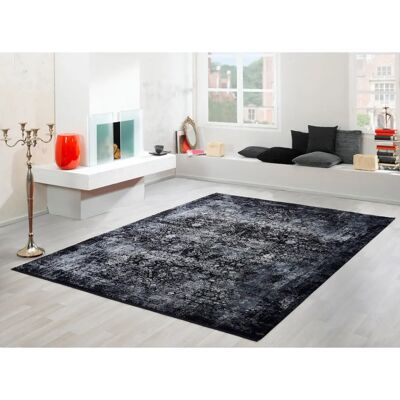 OCI Magic Teppich 80x150cm Schwarz/Grau - Teppich OCI Magic Teppich 80x150cm Schwarz/Grau - Teppich