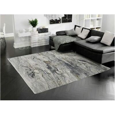OCI You Grau Gold-Optik 160x230cm Teppich - Wohnzimmer OCI You Grau Gold-Optik 160x230cm Teppich - Wohnzimmer