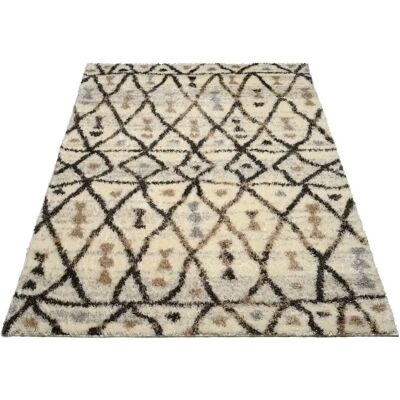 GALLERY M MAROK Teppich - Braun (Creme, Braun) - 80x150cm GALLERY M MAROK Teppich - Braun (Creme, Braun) - 80x150cm