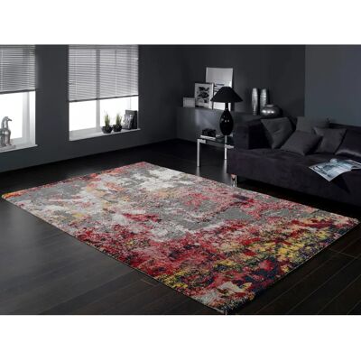 DIE TEPPICHMARKE Hoch & Tief - Mehrfarbiger Teppich 65x130cm DIE TEPPICHMARKE Hoch & Tief - Mehrfarbiger Teppich 65x130cm