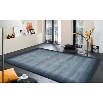 Vinciano Tami Blau Handgeknüpfter Naturteppich - Wohnteppiche Vinciano Tami Blau Handgeknüpfter Naturteppich - Wohnteppiche