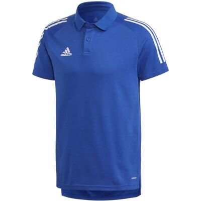 Adidas - Condivo 20 Polo ED9237 - Niebiesko-Biały - Polo Shirt Adidas - Condivo 20 Polo ED9237 - Niebiesko-Biały - Polo Shirt