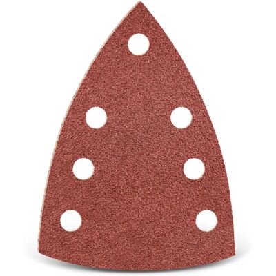 MENZER Red Carte 150x100 mm G120 7 fori - Foglio abrasivo MENZER Red Carte 150x100 mm G120 7 fori - Foglio abrasivo