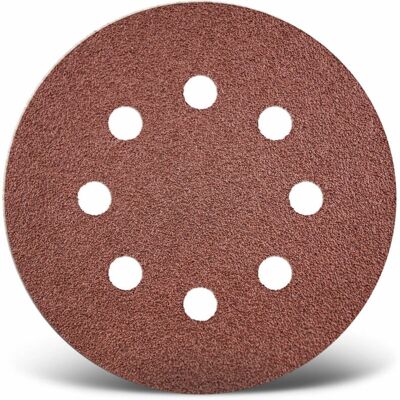 Dischi abrasivi MENZER Red 125mm Velcro, 8 Fori G240 - Dischi abrasivi Dischi abrasivi MENZER Red 125mm Velcro, 8 Fori G240 - Dischi abrasivi
