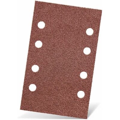 MENZER - Red Carte - 133x80mm - 8 fori - abrasive disc MENZER - Red Carte - 133x80mm - 8 fori - abrasive disc