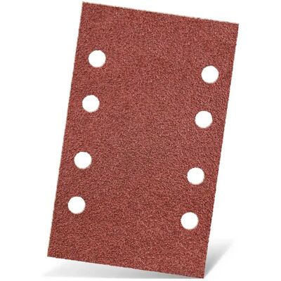 MENZER - Red Carte - 133x80mm - G120 8 fori - Abrasive sheet MENZER - Red Carte - 133x80mm - G120 8 fori - Abrasive sheet