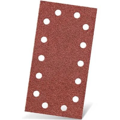 MENZER - Red Carte abrasive velcrate - 230 x 115 mm - 14 fori - Carta abrasiva MENZER - Red Carte abrasive velcrate - 230 x 115 mm - 14 fori - Carta abrasiva