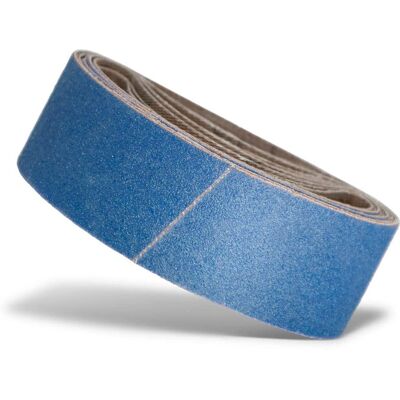 MENZER - Blue 303x40 G120 - Bande abrasive - Publicité MENZER - Blue 303x40 G120 - Bande abrasive - Publicité