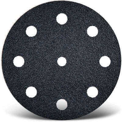 MENZER - Black - 125 mm - 9 trous - Disques abrasifs - Publicité MENZER - Black - 125 mm - 9 trous - Disques abrasifs - Publicité