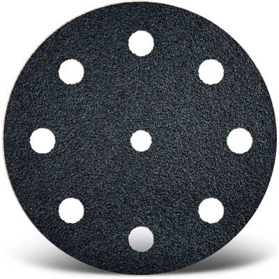 MENZER - Black - 125 mm - 9 fori - Dischi abrasivi MENZER - Black - 125 mm - 9 fori - Dischi abrasivi