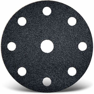 MENZER - G400 - Nero - Ø150mm 9 fori - Dischi abrasivi MENZER - G400 - Nero - Ø150mm 9 fori - Dischi abrasivi