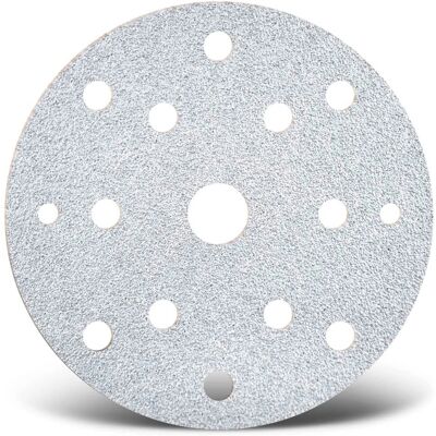 MENZER - White - Ø150 mm - 15 fori - Dischi abrasivi MENZER - White - Ø150 mm - 15 fori - Dischi abrasivi