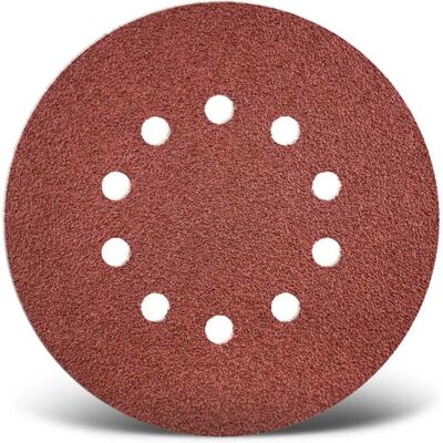 MENZER - Red - 225 mm - 10 fori - Dischi abrasivi Velcro MENZER - Red - 225 mm - 10 fori - Dischi abrasivi Velcro