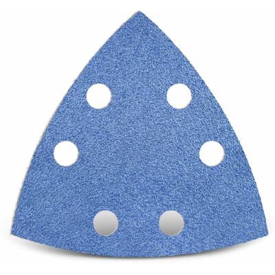 MENZER - Blue Carte Velcrate - 93mm - 6 fori - Disco Abrasivo MENZER - Blue Carte Velcrate - 93mm - 6 fori - Disco Abrasivo