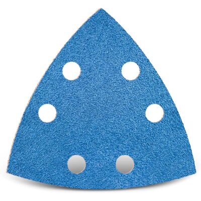 MENZER - Blue Carte Velcrate - 93mm - 6 fori - Disco Abrasivo MENZER - Blue Carte Velcrate - 93mm - 6 fori - Disco Abrasivo