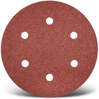 MENZER - Red G100 - 225 mm - 6 fori - Disco abrasivo MENZER - Red G100 - 225 mm - 6 fori - Disco abrasivo