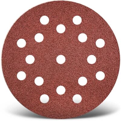 MENZER - Disques abrasifs rouges - 125mm - Velcro - Publicité MENZER - Disques abrasifs rouges - 125mm - Velcro - Publicité