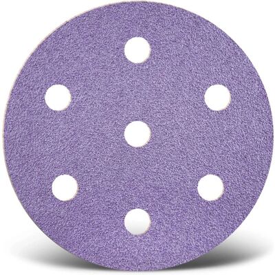 MENZER - Purple HD - 90 mm - 7 fori - Disco abrasivo MENZER - Purple HD - 90 mm - 7 fori - Disco abrasivo