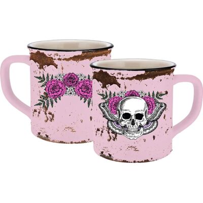 GEDA LABELS Skull Kopp - Vintage Flerfarget GEDA LABELS Skull Kopp - Vintage Flerfarget