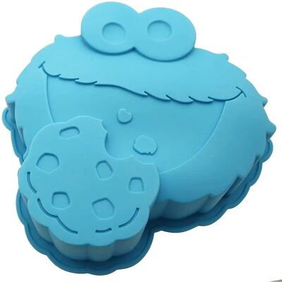 Moule à gâteau Cookie Monster de Sesame Street - Unisexe - Multicolore Moule à gâteau Cookie Monster de Sesame Street - Unisexe - Multicolore