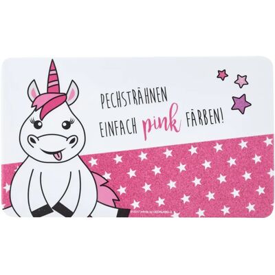 GEDA LABELS 15904 Tavola per colazione unicorno - Melamina, Rosa/Bianco GEDA LABELS 15904 Tavola per colazione unicorno - Melamina, Rosa/Bianco