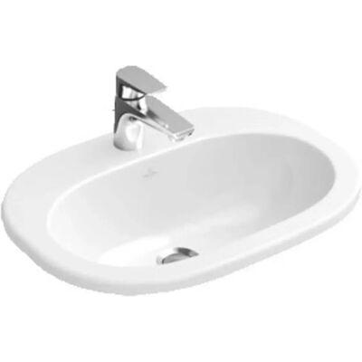 Villeroy & Boch Weißer Ovalwaschtisch - Waschbecken, 560 x 405 mm Villeroy & Boch Weißer Ovalwaschtisch - Waschbecken, 560 x 405 mm
