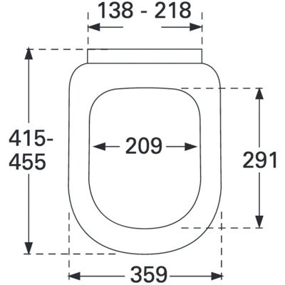 Villeroy & Boch Subway toiletbril - SoftClosing & QuickRelease Villeroy & Boch Subway toiletbril - SoftClosing & QuickRelease