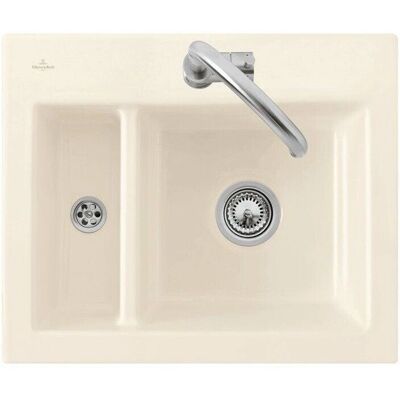 Villeroy & Boch Subway 60 xm Reversibler Keramikküchenspüle - Schneeweiß Villeroy & Boch Subway 60 xm Reversibler Keramikküchenspüle - Schneeweiß
