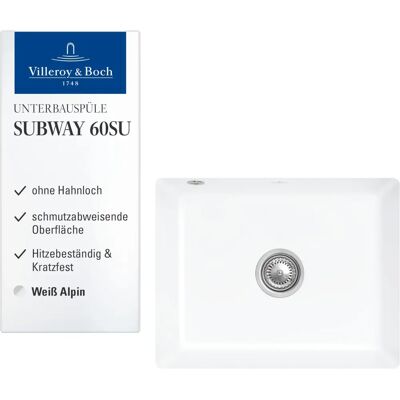 Villeroy & Boch Subway 60 su - Lavello sottopiano Villeroy & Boch Subway 60 su - Lavello sottopiano