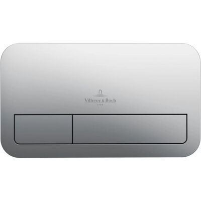 Villeroy & Boch - ViConnect Installationssystem WC-Plate 2-Mengen-Spülung - Chrom Edelmatt - 92249069 Villeroy & Boch - ViConnect Installationssystem WC-Plate 2-Mengen-Spülung - Chrom Edelmatt - 92249069