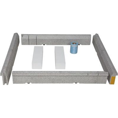 Villeroy & Boch Duschwanne Installationsset - 80x80-100cm, Höhenverstellbar Villeroy & Boch Duschwanne Installationsset - 80x80-100cm, Höhenverstellbar
