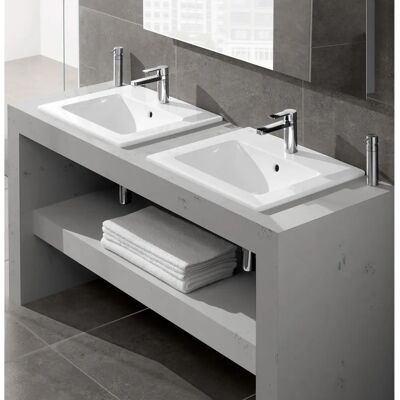 Villeroy & Boch Venticello Waschbecken - Wandmontage, 600x500mm, Rechteckig Villeroy & Boch Venticello Waschbecken - Wandmontage, 600x500mm, Rechteckig