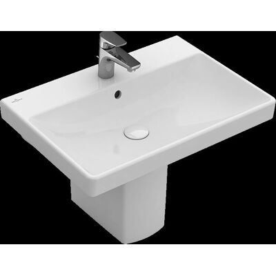 Villeroy & Boch Weiß Alpen Wandwaschbecken - 650x470mm, Rechteckig Villeroy & Boch Weiß Alpen Wandwaschbecken - 650x470mm, Rechteckig