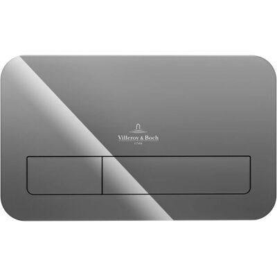 Villeroy & Boch ViConnect Piastra di scarico - Grigio lucido Villeroy & Boch ViConnect Piastra di scarico - Grigio lucido
