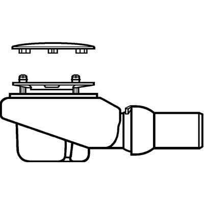 Villeroy & Boch Subway Infinity - Drenaj cromat 90mm Villeroy & Boch Subway Infinity - Drenaj cromat 90mm
