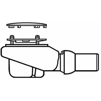 Villeroy & Boch Subway Infinity Drenaj - 90mm Alb Villeroy & Boch Subway Infinity Drenaj - 90mm Alb