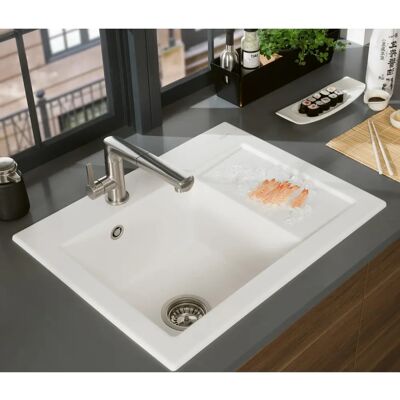 Chiuvetă compactă Villeroy & Boch Subway 45 - Alb CeramicPlus Chiuvetă compactă Villeroy & Boch Subway 45 - Alb CeramicPlus