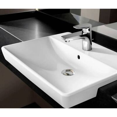 Villeroy & Boch Avento Rechteckige Weiße Waschtisch - Waschbecken Villeroy & Boch Avento Rechteckige Weiße Waschtisch - Waschbecken