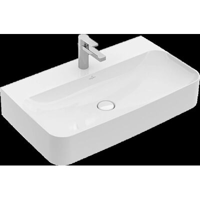 Villeroy & Boch Finion Wandwaschbecken - Rechteckig Weiß CeramicPlus Villeroy & Boch Finion Wandwaschbecken - Rechteckig Weiß CeramicPlus