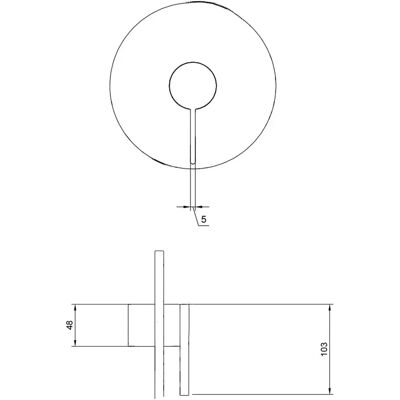 Villeroy & Boch Dawn Chrom Wandmontage Duschmischer Villeroy & Boch Dawn Chrom Wandmontage Duschmischer