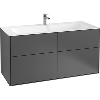 Villeroy & Boch Finion Mobile Bagno - Laccato Bianco Opaco - Soft-Close & LED Regolabile Villeroy & Boch Finion Mobile Bagno - Laccato Bianco Opaco - Soft-Close & LED Regolabile