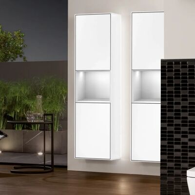 Villeroy & Boch Finion Hochschrank mit Beleuchtung - Weiß Villeroy & Boch Finion Hochschrank mit Beleuchtung - Weiß