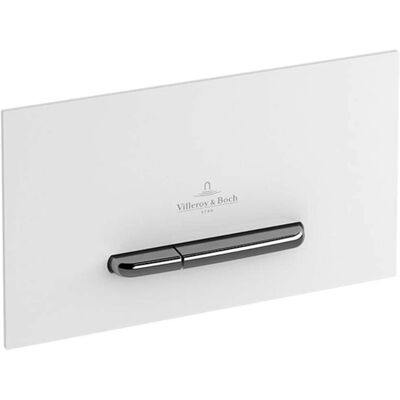 Villeroy & Boch Viconnect WC-Betätigungsplatte - Glas Glossy White - 922160RE Villeroy & Boch Viconnect WC-Betätigungsplatte - Glas Glossy White - 922160RE