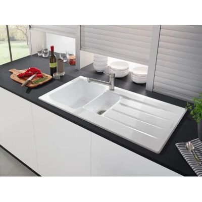 Villeroy & Boch Architectura Küchenspüle - Reversibel, 60 cm, Manuell Abfall Villeroy & Boch Architectura Küchenspüle - Reversibel, 60 cm, Manuell Abfall