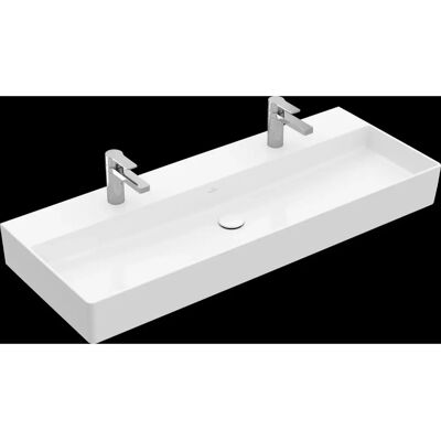 Villeroy & Boch Lavabo de Pared TitanCeram - Grafito - 120x47cm Villeroy & Boch Lavabo de Pared TitanCeram - Grafito - 120x47cm