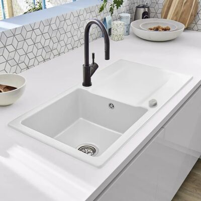 Villeroy & Boch Siluet 60 Weißer Küchenspüle - Küchenspüle Villeroy & Boch Siluet 60 Weißer Küchenspüle - Küchenspüle
