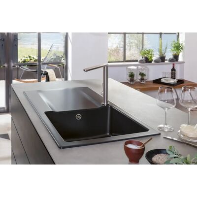 Villeroy & Boch - Lavello in ceramica Siluet 60 - Reversibile, Bianco, Garanzia 2 Anni Villeroy & Boch - Lavello in ceramica Siluet 60 - Reversibile, Bianco, Garanzia 2 Anni