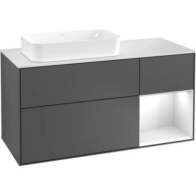 Villeroy & Boch Finion Gabinete de Baño - LED, 1200mm, Blanco Villeroy & Boch Finion Gabinete de Baño - LED, 1200mm, Blanco