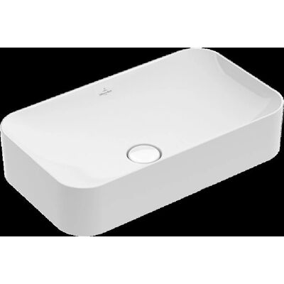 Villeroy & Boch Finion Stone White Rechteckiger Wandwaschbecken - 600x350 mm Villeroy & Boch Finion Stone White Rechteckiger Wandwaschbecken - 600x350 mm